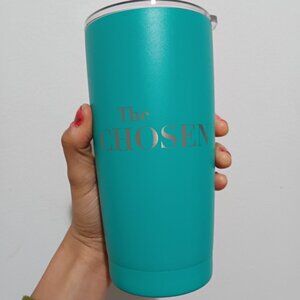 The Chosen (TV Series) 20 oz Stainless Steel Tumbler / Coffee Cup in Teal